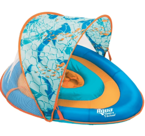 Aqua SwimSchool Grow-with-Me BabyBoat Pool Float for Infants 6-24