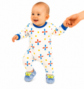 Baby Printed Full Sleeve Romper Suit